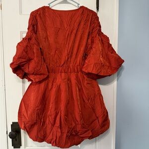 Elegant Red Women's Top